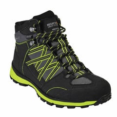 Matkasaapad Regatta Samaris II Waterproof Mid, Must hind ja info | Meeste kingad, saapad | kaup24.ee