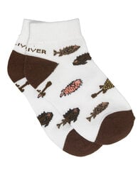 Белые носки с орнаментом "Диковинные рыбы" для мальчиков «Gulliver» kaina ir informacija | Носки, колготки для мальчиков | kaup24.ee