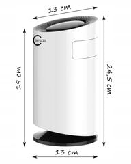 Очиститель воздуха Carruzzo с УФ лампой KJ180F-E02A цена и информация | Очистители воздуха | kaup24.ee