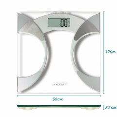 Цифровые весы для ванной 9141 WH3R Прозрачный (Пересмотрено B) цена и информация | Весы (бытовые) | kaup24.ee