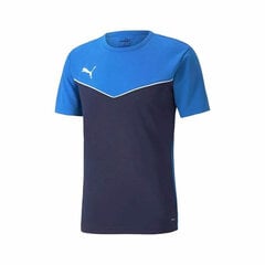 Laste Lühikeste varrukatega T-särk Puma Individual Rise Blue, Sinine S6436560 цена и информация | Рубашки для мальчиков | kaup24.ee