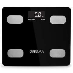 Elektroonilised kaalud - ZEEGMA Gewit Black цена и информация | Весы (бытовые) | kaup24.ee