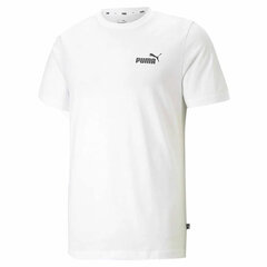 Meeste lühikeste varrukatega T-särk Puma Essentials Small Logo, Valge S6436275 hind ja info | Meeste spordiriided | kaup24.ee