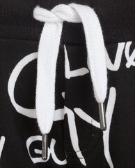 Черные брюки из футера с орнаментом для мальчиков «Gulliver» цена и информация | Шорты для мальчиков | kaup24.ee