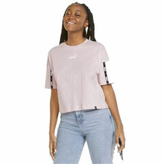 Женская футболка Puma Power Tape Cropped, розовая цена и информация | Женские футболки | kaup24.ee