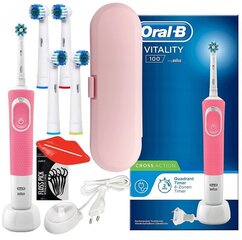 Elektriline hambahari - Oral-B Vitality 100 PINK цена и информация | Электрические зубные щетки | kaup24.ee