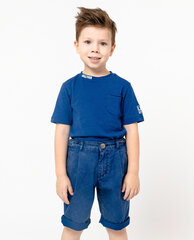 Poiste vintage-efektiga lühikesed püksid Gulliver, sinine hind ja info | Poiste lühikesed püksid | kaup24.ee
