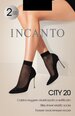Женские носки Incanto 20 City (2 шт.), чёрного цвета