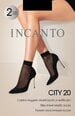 Naiste sokid Incanto 20 City, 2 tk., tumepruun