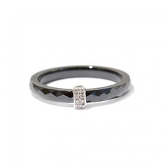 Керамическое кольцо с бриллиантами ZGFY00896R5WD цена и информация | Кольцо | kaup24.ee