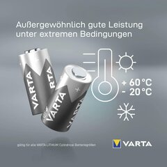 Батарейка Varta CR2 (EU Blister) цена и информация | Батерейки | kaup24.ee