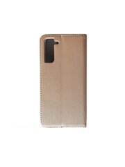 Telefoniümbris Hallo Book Case Samsung Galaxy S21 FE, kuld hind ja info | Telefoni kaaned, ümbrised | kaup24.ee