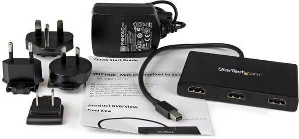 Adapter StarTech MSTMDP123HD Mini DisplayPort to HDMI hind ja info | USB jagajad, adapterid | kaup24.ee