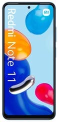 Xiaomi Redmi Note 11 Dual SIM 4/128GB,MZB0AO3EU Twilight Blue hind ja info | Mobiiltelefonid | kaup24.ee