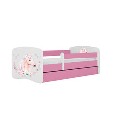 Voodi Babydreams, roosa, 180x80, sahtliga hind ja info | Voodid | kaup24.ee