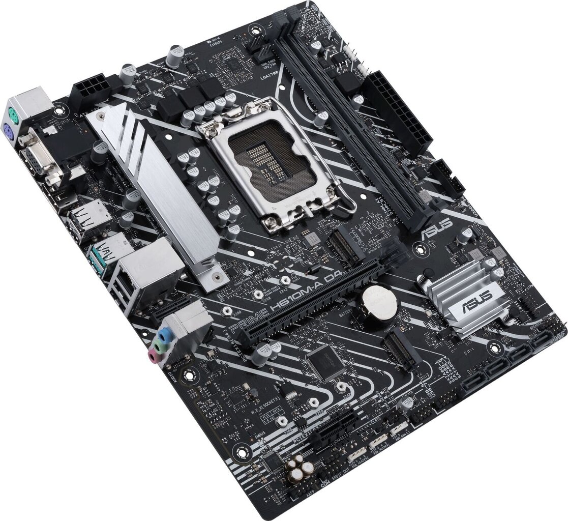 Mainboard|ASUS|Intel H610|LGA1700|MicroATX|Memory DDR4|Memory slots 2|1xPCI-Express 3.0 1x|1xPCI-Express 4.0 16x|2xM.2|1x15pin D-sub|1xHDMI|1xDisplayP hind ja info | Emaplaadid | kaup24.ee