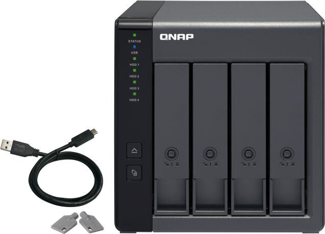 Qnap TR-004 цена и информация | Välised kõvakettad (SSD, HDD) | kaup24.ee