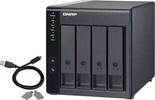 Qnap TR-004 цена и информация | Жёсткие диски (SSD, HDD) | kaup24.ee