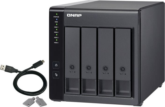 Qnap TR-004 цена и информация | Välised kõvakettad (SSD, HDD) | kaup24.ee