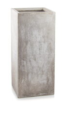 Керамический вазон Ecolite, квадратный, бежевый, 34 x 70(В) см цена и информация | Вазоны | kaup24.ee