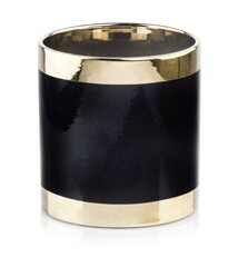 Керамический вазон Emerald, круглый, черный/золотой, 13 x 13(В) см цена и информация | Вазоны | kaup24.ee