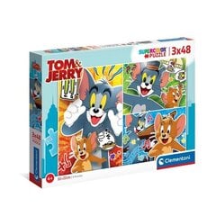 Пазл 3x48 Tom and Jerry Clementoni 25265 цена и информация | Пазлы | kaup24.ee