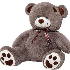 Плюшевый медведь "Рафаэль" 110 см Серо-коричневый цена и информация | Мягкие игрушки | kaup24.ee