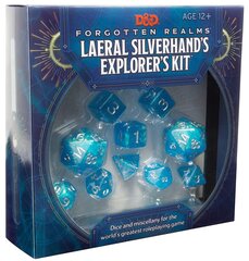 Игральные кости Dungeons & Dragons (D&D) Forgotten Realms: Laeral Silverhand's Explorer's Kit & Miscellany, английский язык цена и информация | Атрибутика для игроков | kaup24.ee