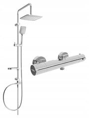 Termostaatsegistiga dušisüsteem Mexen Sven Kai 2, Chrome hind ja info | Komplektid ja dušipaneelid | kaup24.ee