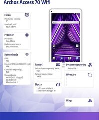 Портативный компьютер Archos Access 70 Wifi 16GB цена и информация | Планшеты | kaup24.ee
