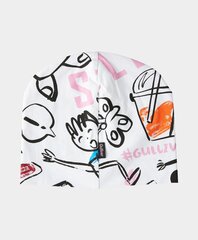 Tüdrukute trikotaažmüts trükiga Gulliver, 46*48 cm цена и информация | Шапки, перчатки, шарфы для девочек | kaup24.ee