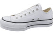 Naiste spordijalatsid Converse Chuck Taylor All Star Lift Clean Ox, valge цена и информация | Naiste spordi- ja vabaajajalatsid | kaup24.ee