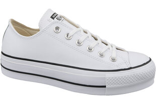 Кроссовки женские Converse Chuck Taylor All Star Lift Clean Ox, белые цена и информация | Converse Для женщин | kaup24.ee