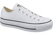 Naiste spordijalatsid Converse Chuck Taylor All Star Lift Clean Ox, valge цена и информация | Naiste spordi- ja vabaajajalatsid | kaup24.ee