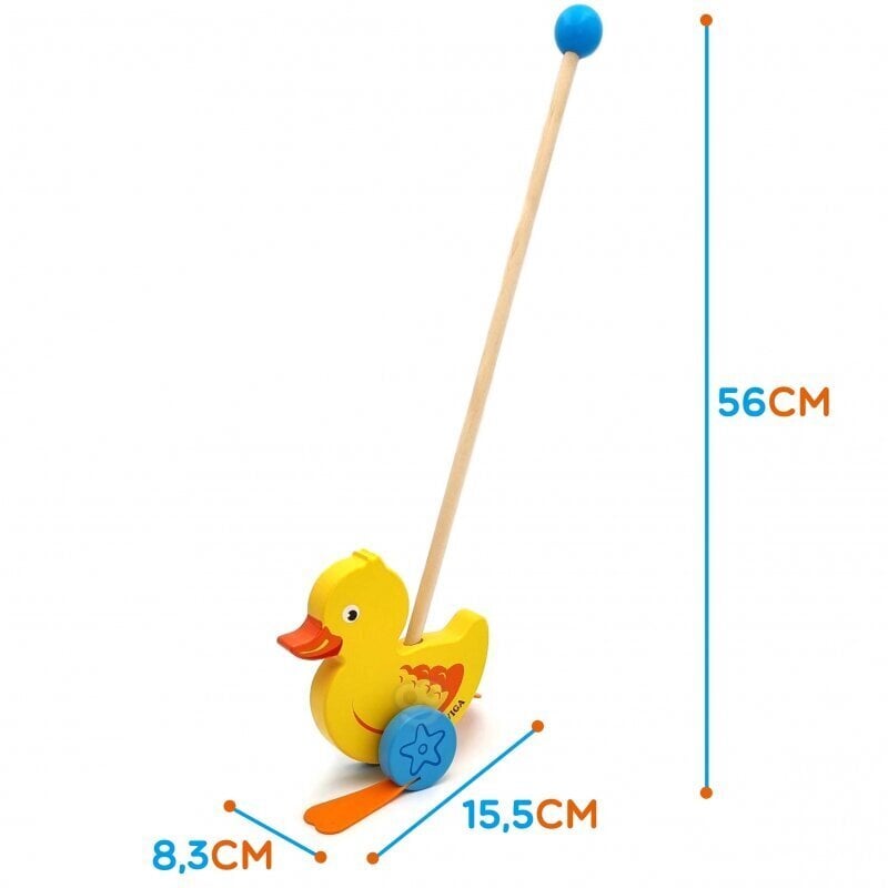 Puidust lükatav mänguasi - Part Viga hind ja info | Imikute mänguasjad | kaup24.ee
