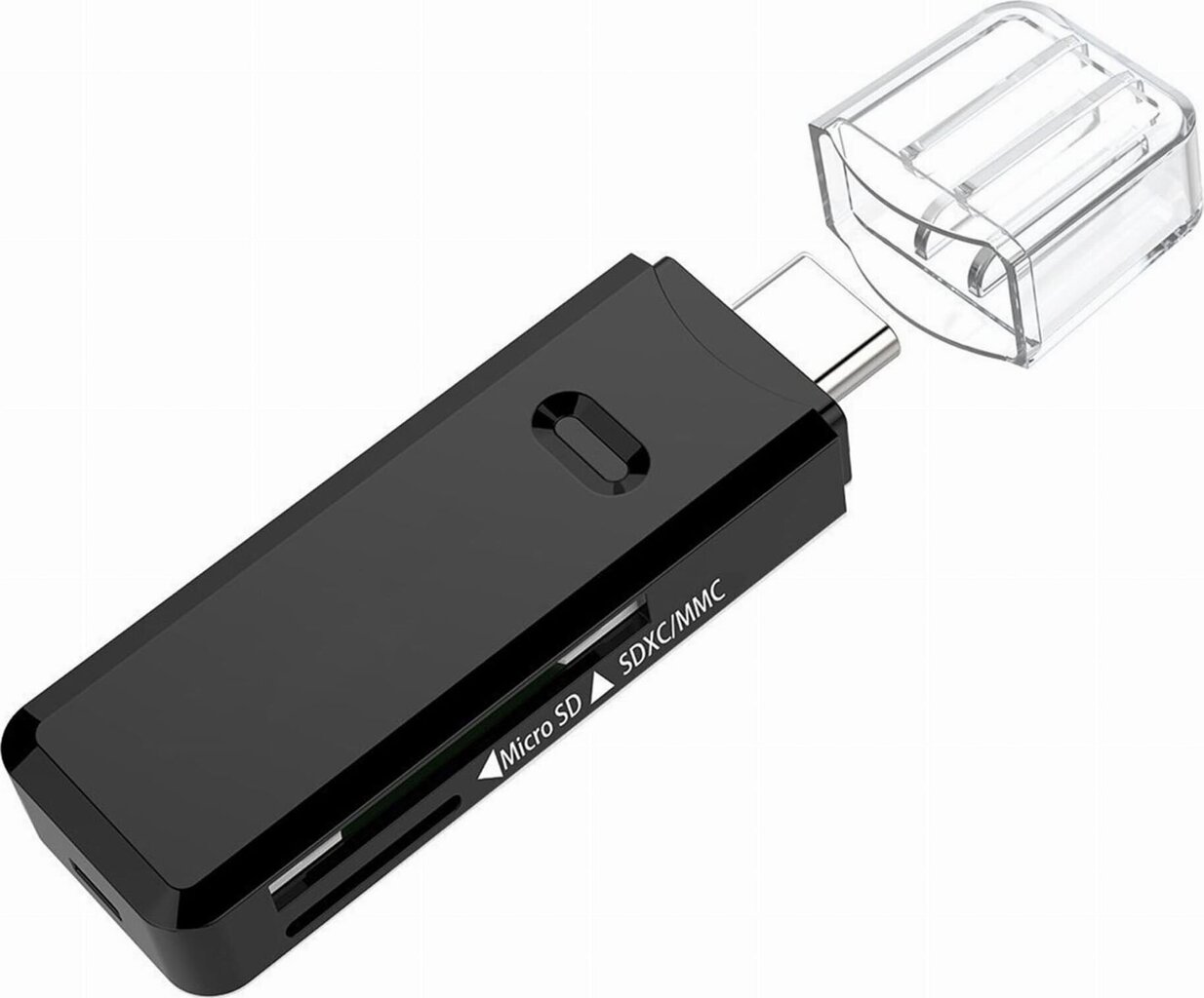 Platinet kaardilugeja microSD/SD USB-C (45282) цена и информация | USB jagajad, adapterid | kaup24.ee