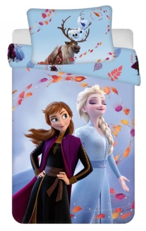 Voodipesukomplekt Frozen, 100 x 135 cm + padjapüür 40 x 60 cm hind ja info | Beebide ja laste voodipesu | kaup24.ee