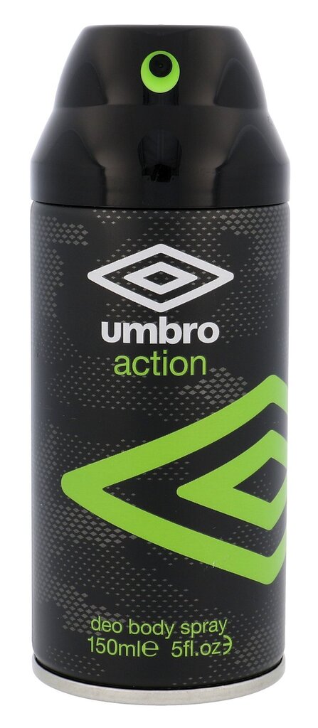 UMBRO Action deodorant meestele 150 ml цена и информация | Lõhnastatud kosmeetika meestele | kaup24.ee