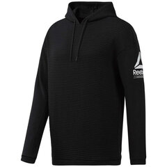 Толстовка с капюшоном мужская Reebok FLEECE OTH HOOD EC0880, чёрная S2019366 цена и информация | Мужские толстовки | kaup24.ee