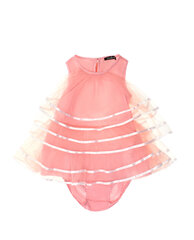 Tüdrukute kleidi ja aluspükste komplekt Gulliver, roosa hind ja info | Tüdrukute kleidid | kaup24.ee