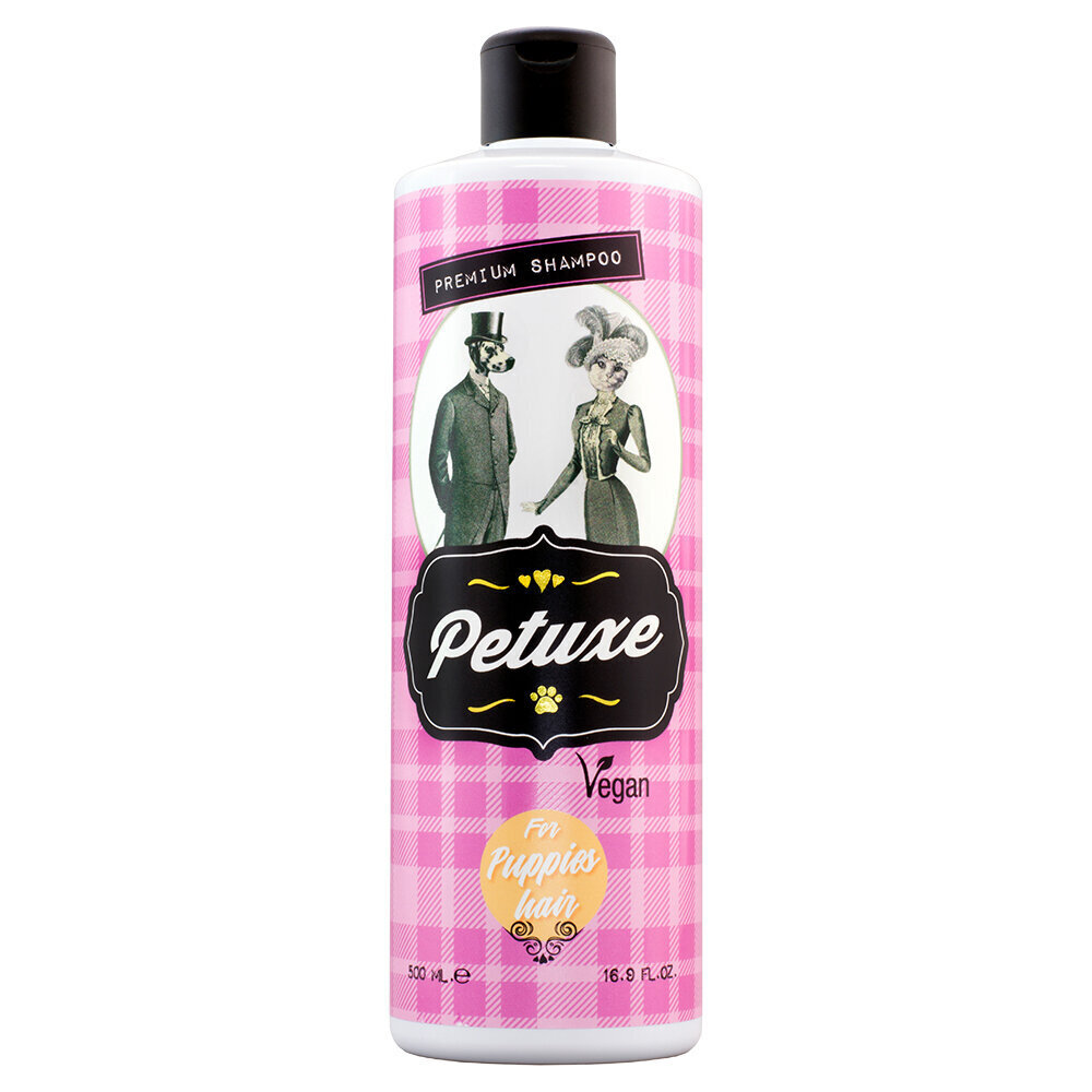 Petuxe šampoon For Puppies Coat, 500 ml цена и информация | Karvahooldustooted loomadele | kaup24.ee