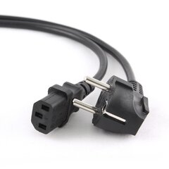 Gembird PC-186 PSU Cable 1.8м Black цена и информация | Кабели и провода | kaup24.ee