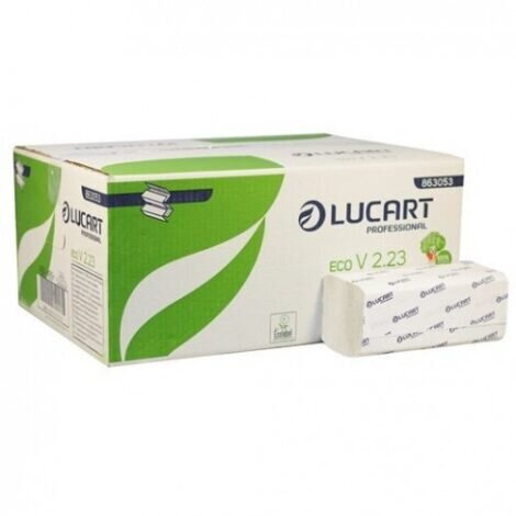 Lehträtik Lucart V kujuga 1 kast hind ja info | WC-paber, majapidamispaber | kaup24.ee