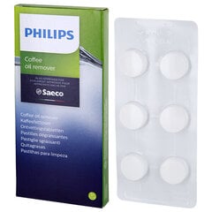 Philips / Saeco espressomasina kohviõli eemaldamise tabletid 6 tk hind ja info | Puhastusvahendid | kaup24.ee