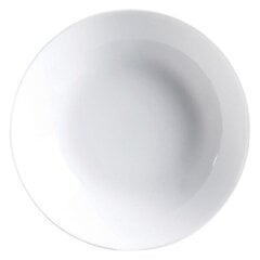 Taldrikute komplekt Luminarc Diwali 6 pcs Valge Klaas (20 cm) цена и информация | Посуда, тарелки, обеденные сервизы | kaup24.ee