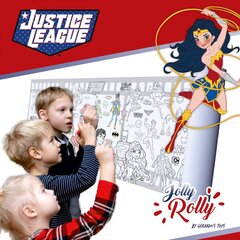 Gerardo's Toys kleebitav värvimispaber rullis Jolly Rolly, Justice League цена и информация | Принадлежности для рисования, лепки | kaup24.ee