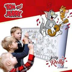 Gerardo's Toys kleebitav värvimispaber rullis Jolly Rolly, Tom ja Jerry hind ja info | Kunstitarbed, voolimise tarvikud | kaup24.ee