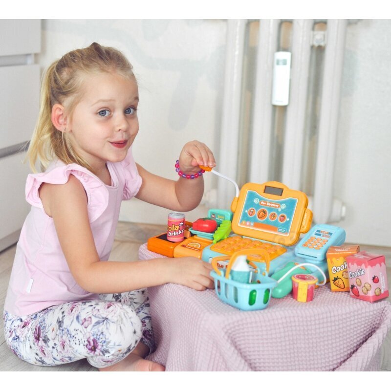 Laste mängukassa koos tarvikutega Woopie, kollane hind ja info | Tüdrukute mänguasjad | kaup24.ee