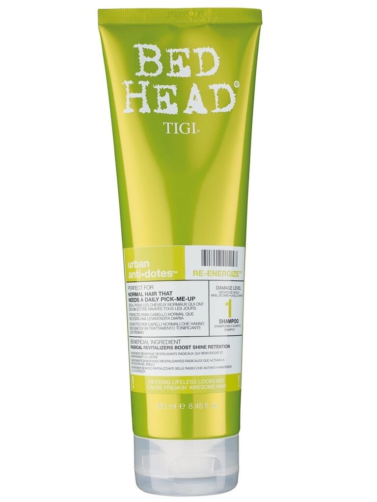 TIGI Bed Head Urban Anti+Dotes Re-Energize Shampoo 250 ml hind ja info | Šampoonid | kaup24.ee