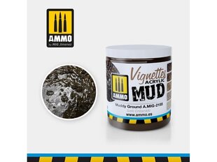 Имитация настоящей почвы AMMO MIG - MUDDY GROUND, 100 мл AMIG2155 цена и информация | Принадлежности для рисования, лепки | kaup24.ee